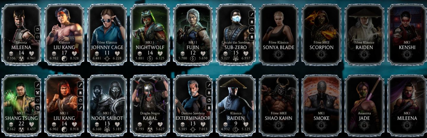 Conta mortal kombat mobile a venda!