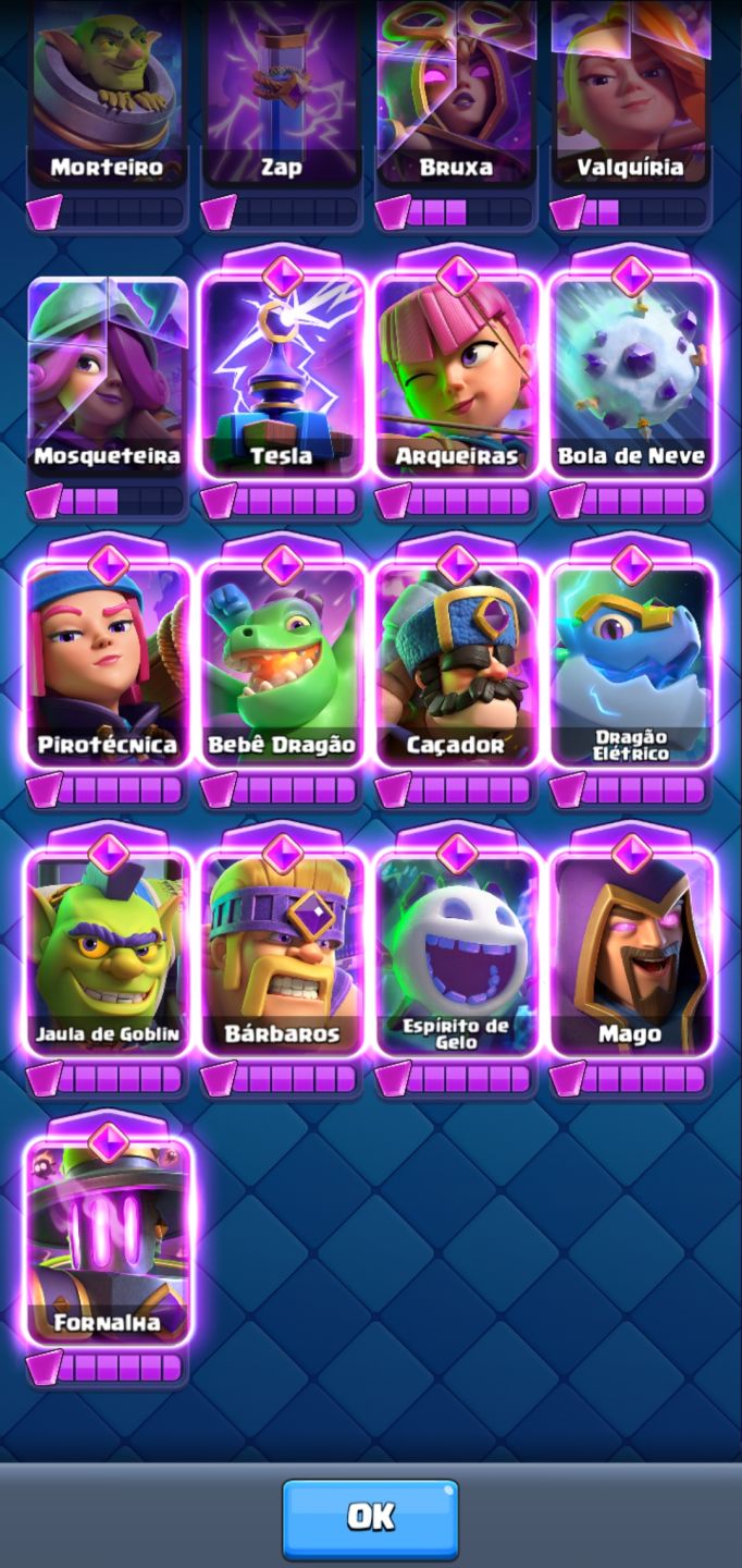 Conta de brawl stars 24k (2020, antiga) + conta de clash arena 26 Gemada