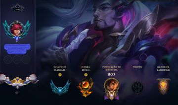 CONTA LOL | LV 490 + 91 SKINS + 234 ICONES + 81 CROMAS [FULL ACESSO]