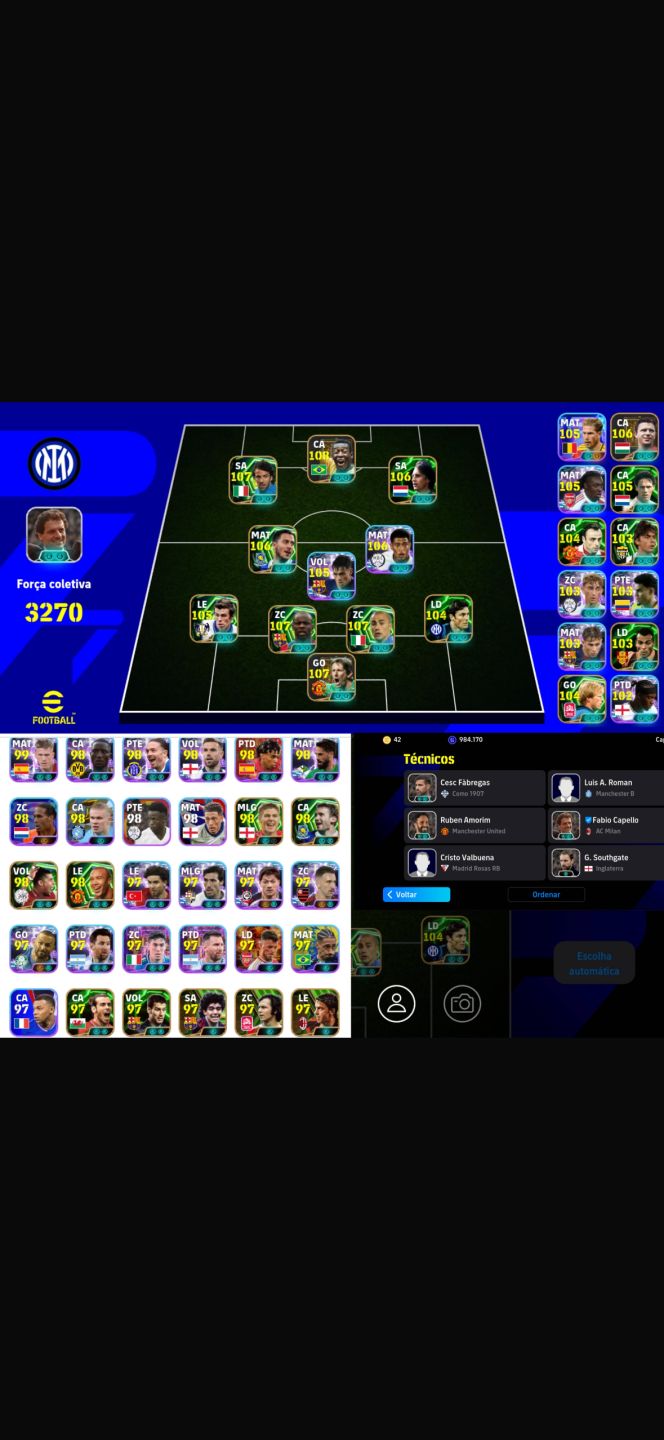 Conta full de eFootball