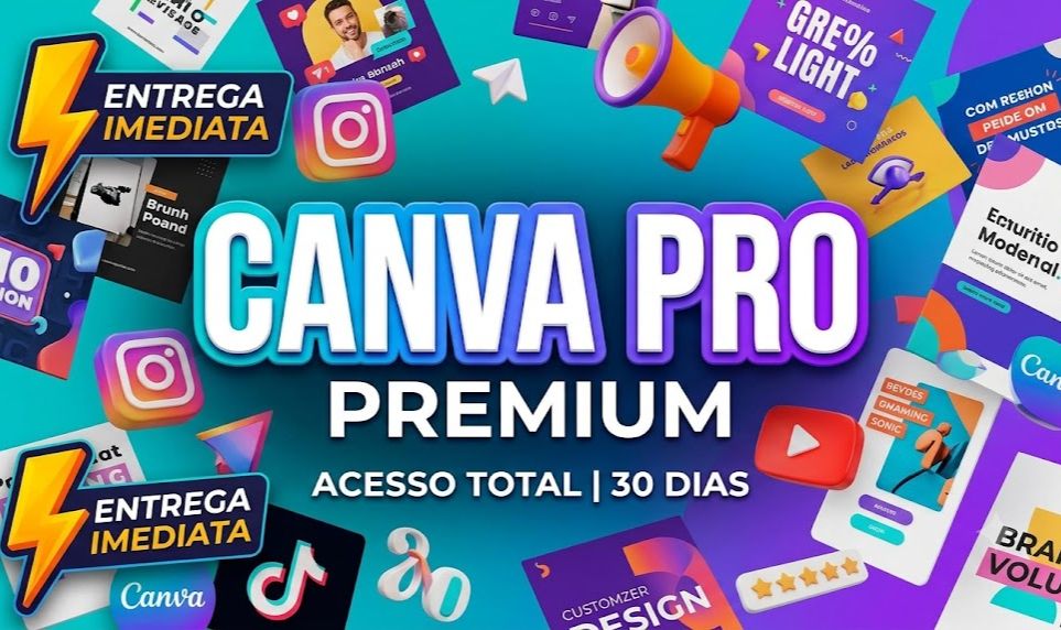 CANVA PRO PREMIUM | 30 DIAS | RECURSOS LIBERADOS | ENTREGA IMEDIATA