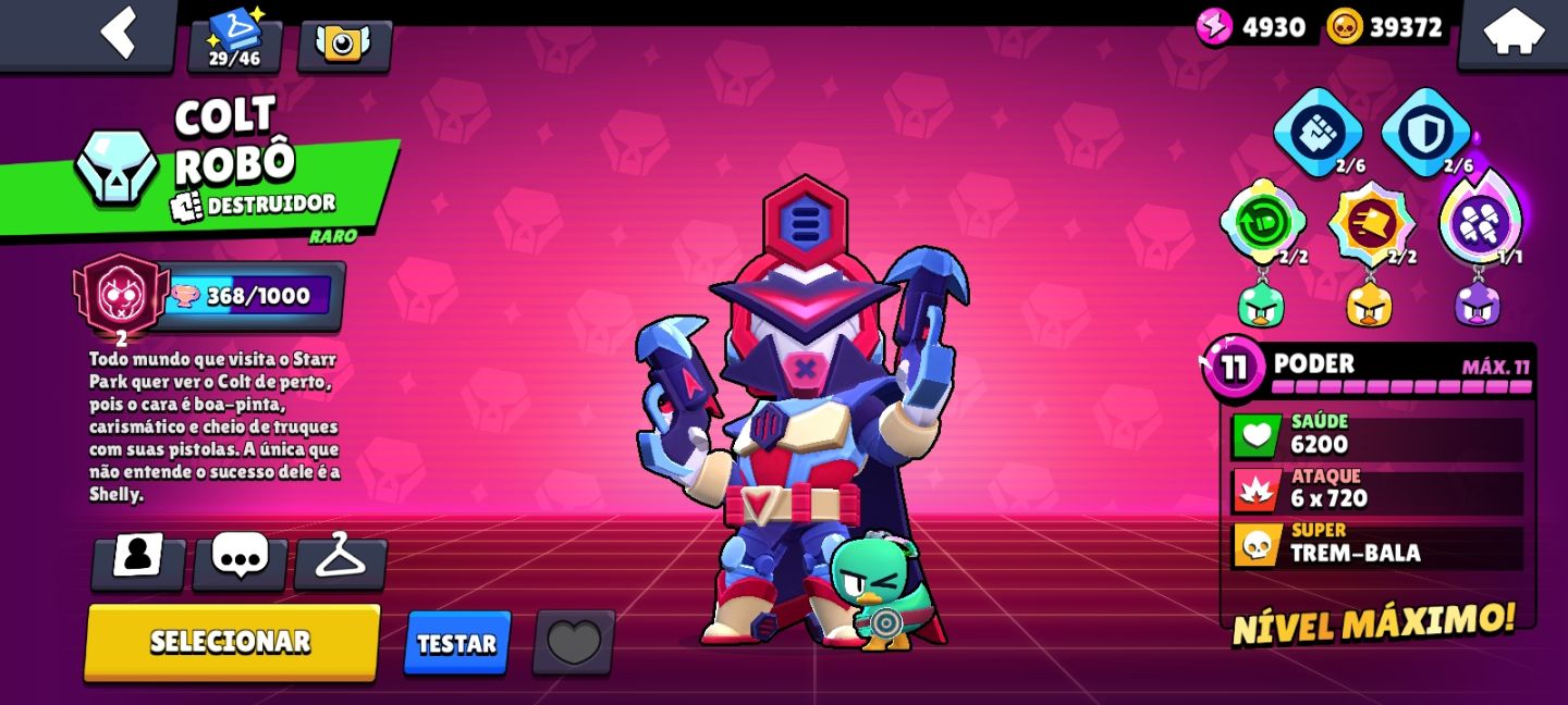 Conta de Brawl Stars com 40k de Troféus e muitas Skins e Recursos!!