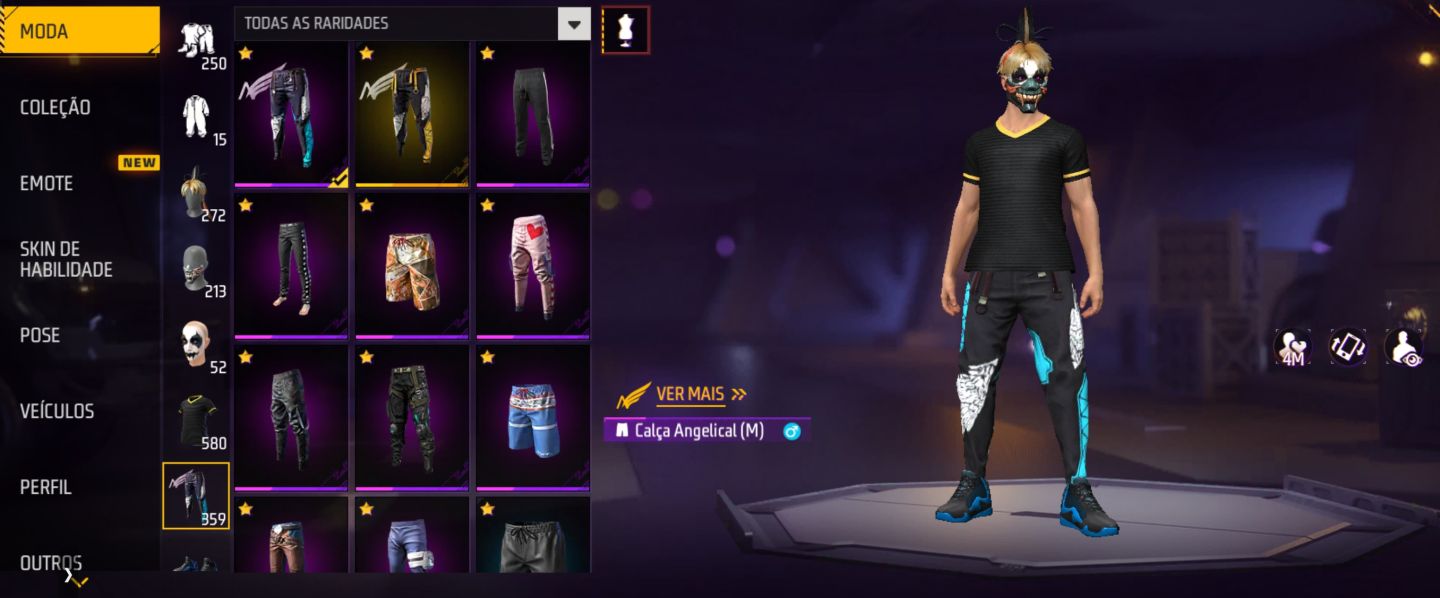 Minha canta de freefire gemada