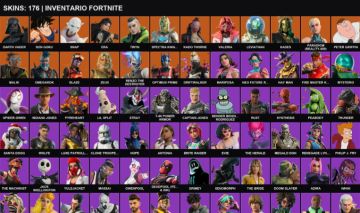 CONTA FORTNITE | 176 SKINS | OMEGAROK + PETER GRIFFIN