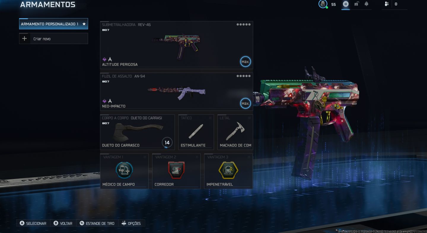 Conta Warzone Ranked Platina 1