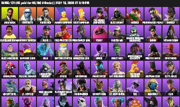 Conta Fortnite 131 Skins | John Wick, Superman, Master Chief