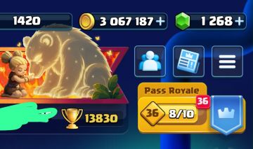 Conta de clash 13.800K