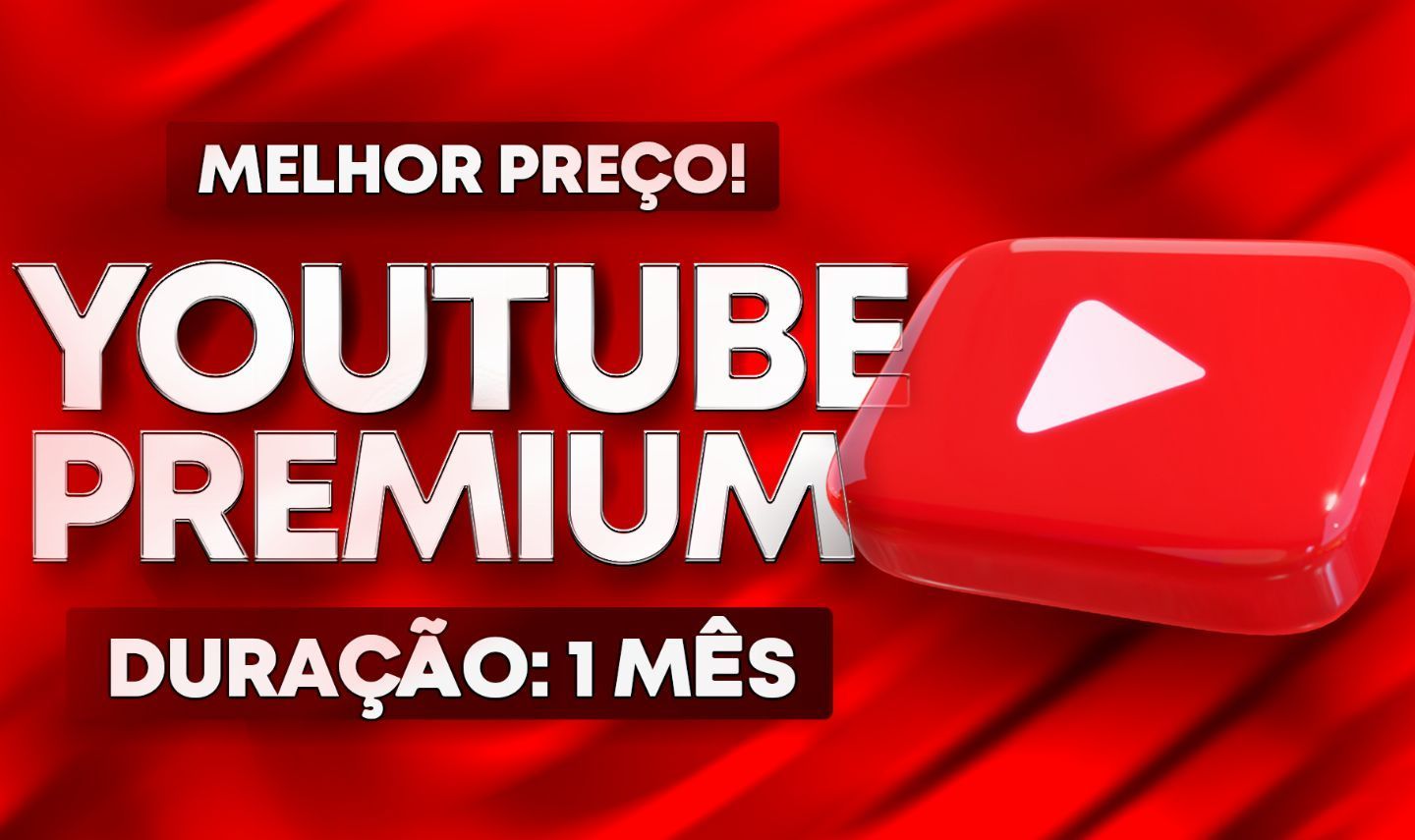 [PREÇO BAIXO] YouTube Premium 1 Mês + Plano Família ( Convide até 5 Pessoas )