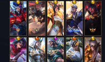 Contas com 147 skins LVL166 ex challenger com 5 míticas