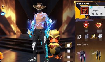 CONTA FREE FIRE NÍVEL 73