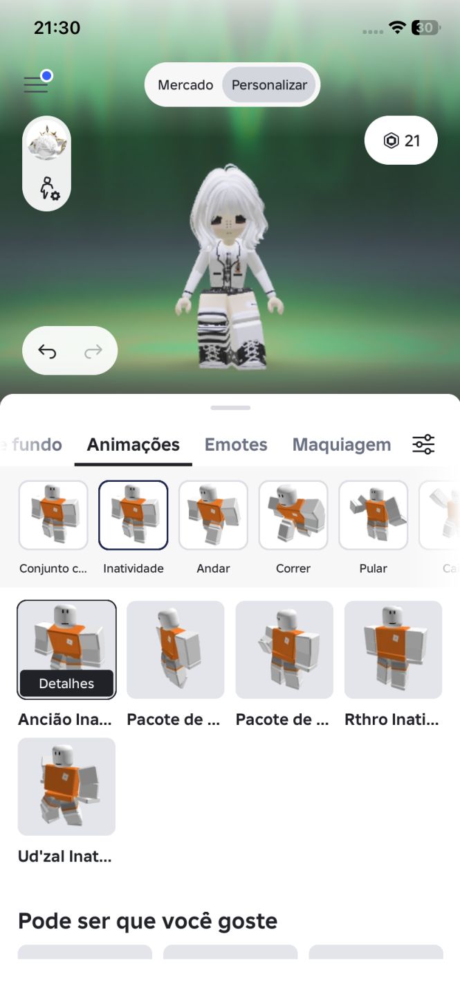 CONTA DE ROBLOX COM SKINS UNISSEX