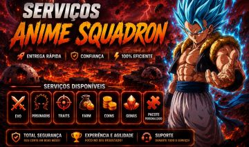 BROLY E FREEZA - MAIS BARATO - TODOS OS SERVIÇOS E UP DE CONTA - Anime Squadron