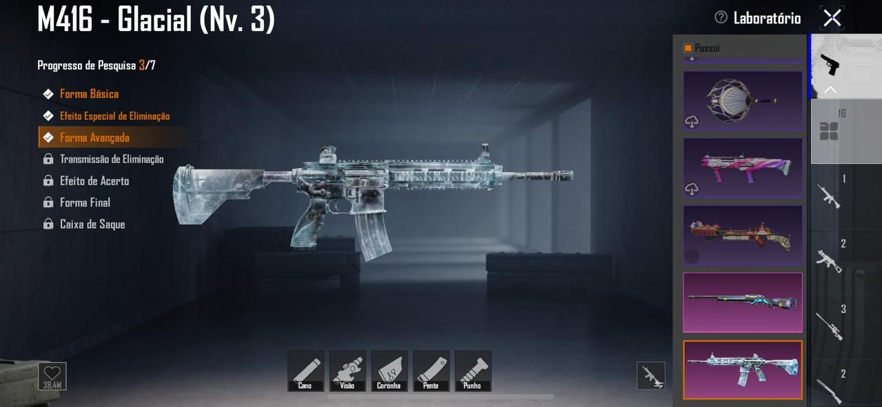 M4 glacial nv3 e satoru gojo nagi