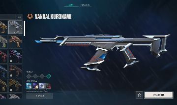 Conta Valorant criador com 4 Skins Vandal e Marshal