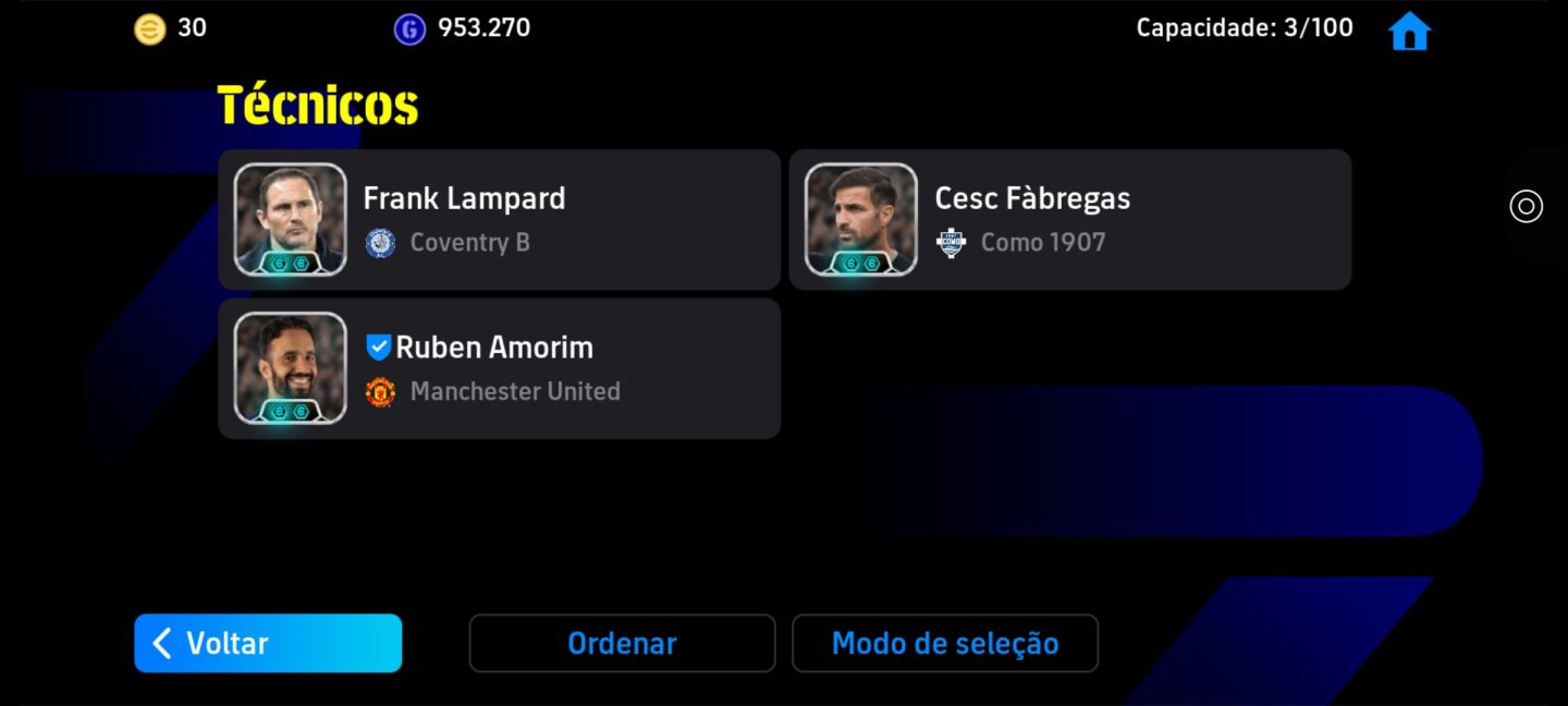 CONTA EFOOTBALL RARA! NOVO NEY 108 + OLISE LISO + GUTI PRIME + CASEMIRO E+++!
