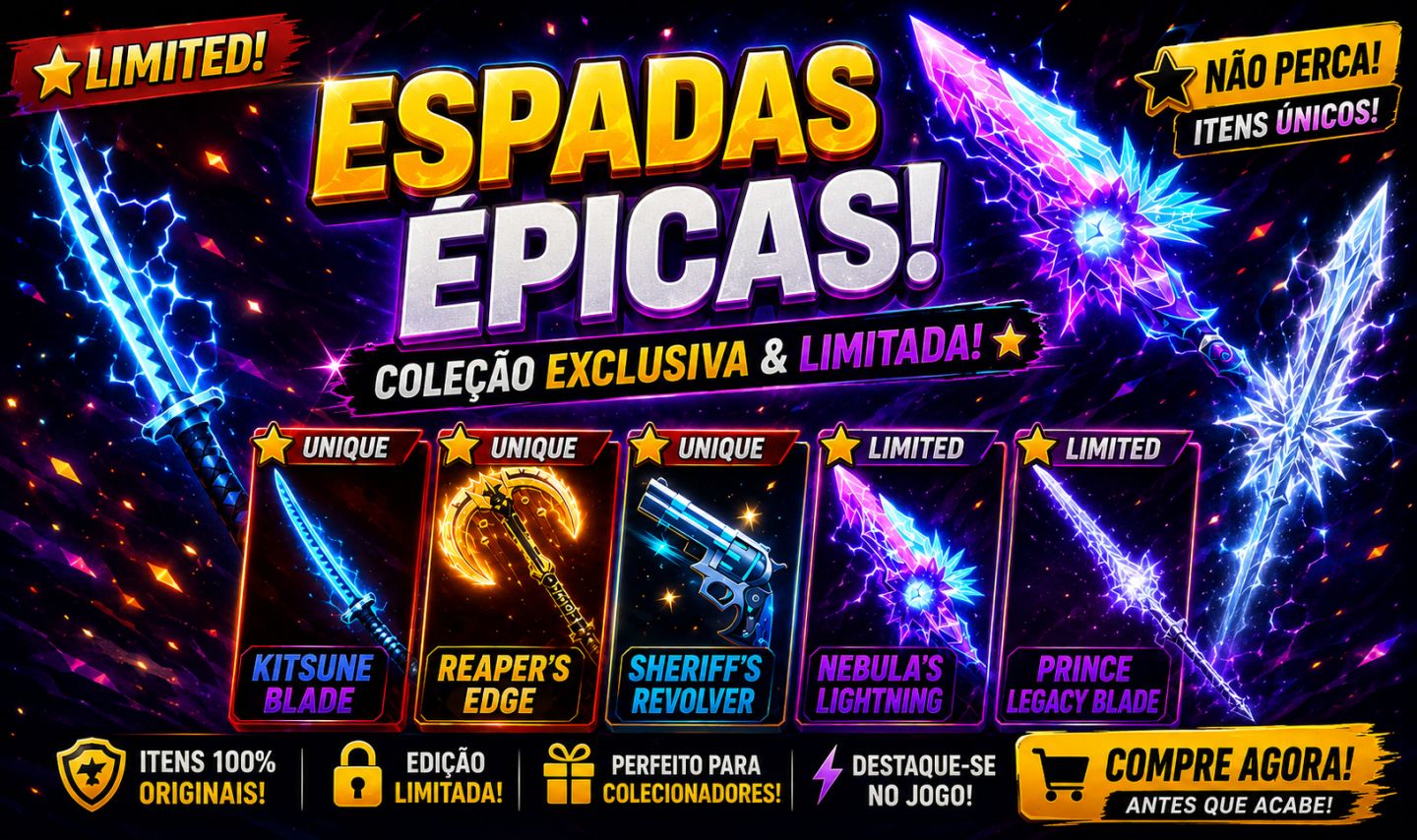 [PROMOÇÃO] BLADE BALL | | LIMITEDS | EMOTES | Roblox |