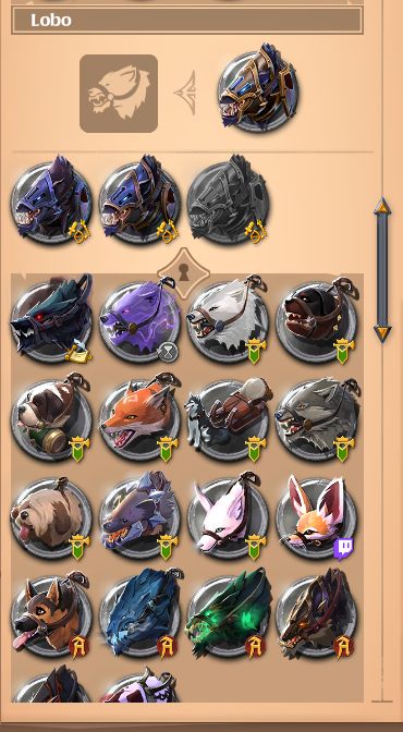 Conta mid game/full spec em tank/skin Lobo top 1