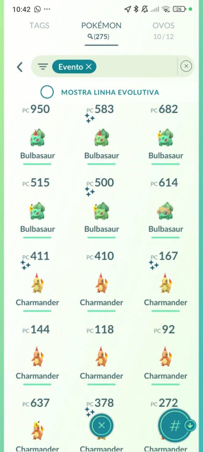 CONTA POKÉMON GO RARA LVL 70 | 1355 SHINY | 2647 POKÉMON | 275 EVENTOS