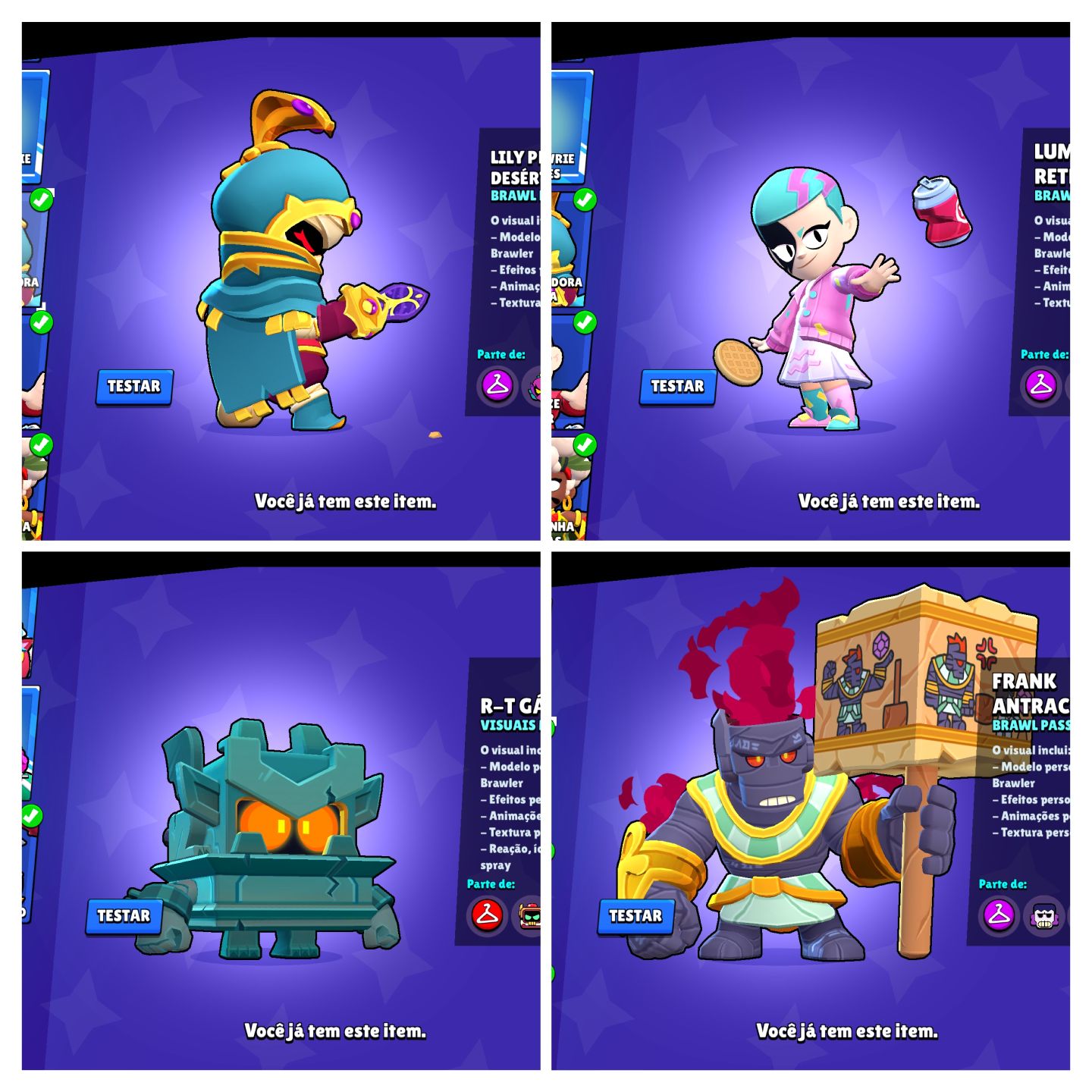 Conta Braw 113K | 473 Skins - 94 Personagens no Poder 11 e Fama Meteorica Tres
