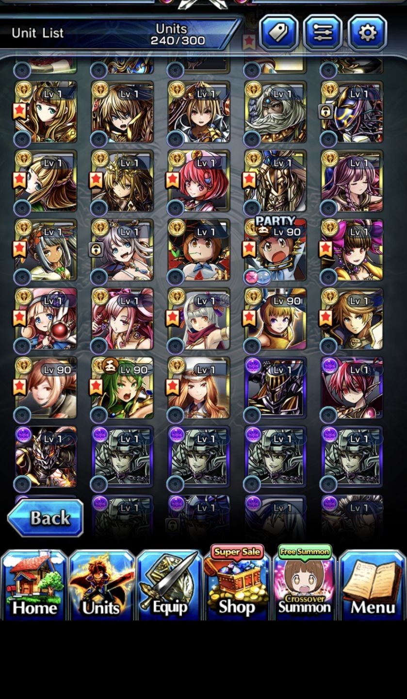 Grand summoners okarun,reimu,lilya imperial etc