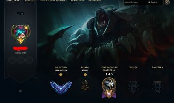 CONTA DIAMANTE 4 | 66 SKINS | HONRA 5