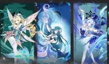 Vesna + Bis + time premium, vesna c0r2, Flins c0r1, Ineffa c1, Vodyanitsa, odett