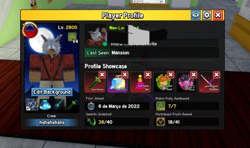 Conta de Blox Fruits com Todas Gamepass!/ Tudo do Jogo!!!!!