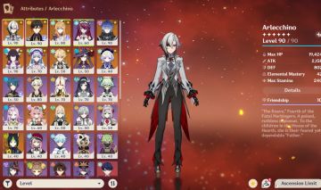 [ Ar56 | 13Xt5 ] Arlecchino C2 R1, Escoffier, Zhongli +++ (Leia Descrição)