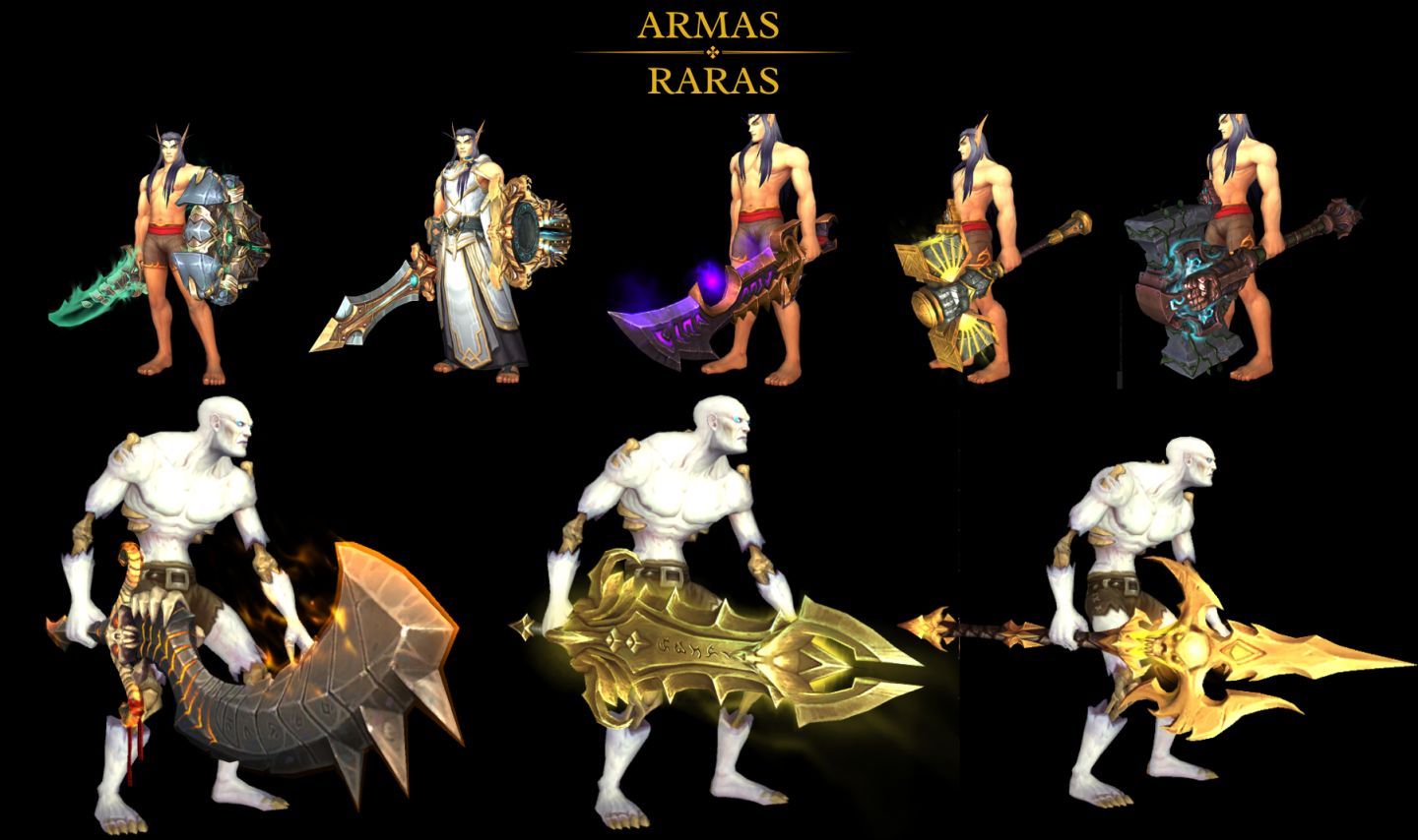 Conta WoW antiga com itens raros colecionáveis!
