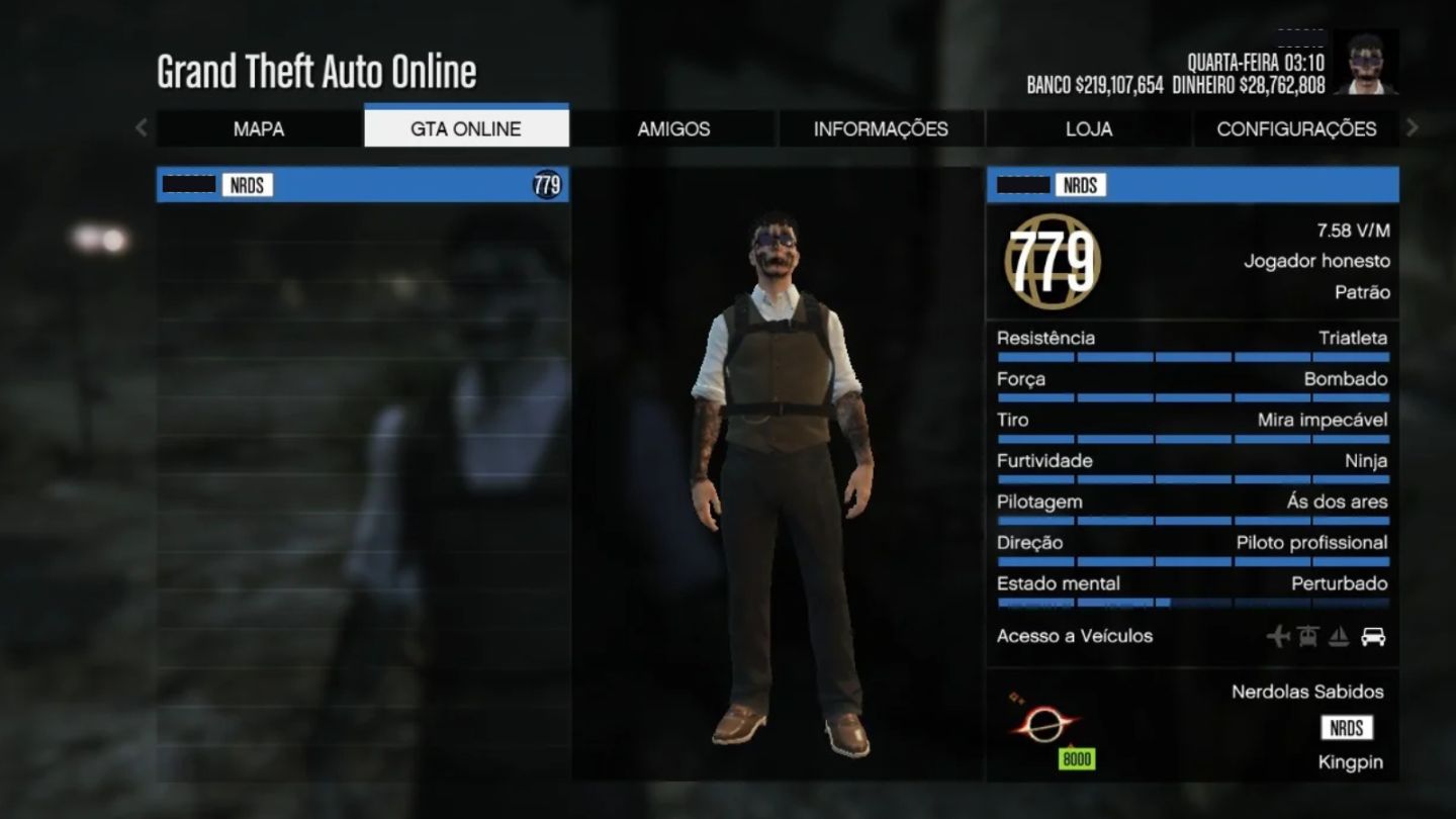 [UP DE CONTAS] GTA 5 ONLINE PC UPAGEM | PACOTES+TRAJES+CARROS+UNLOCK