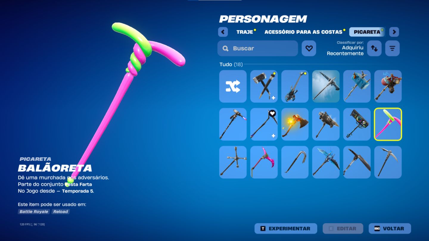 CONTA FORTNITE COM RAGNAROK + 21 SKINS e 18 PICARETAS RARAS | 350 V-BUCKS