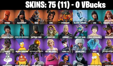 75 Skins - iconic kim kardashian, hybrid, marge simpson, batman zero