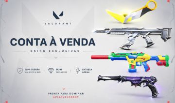 VENDE-SE CONTA VALORANT COM SKINS LEVEL 292