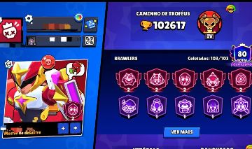 Conta De Brawl Stars Com 100K e L2