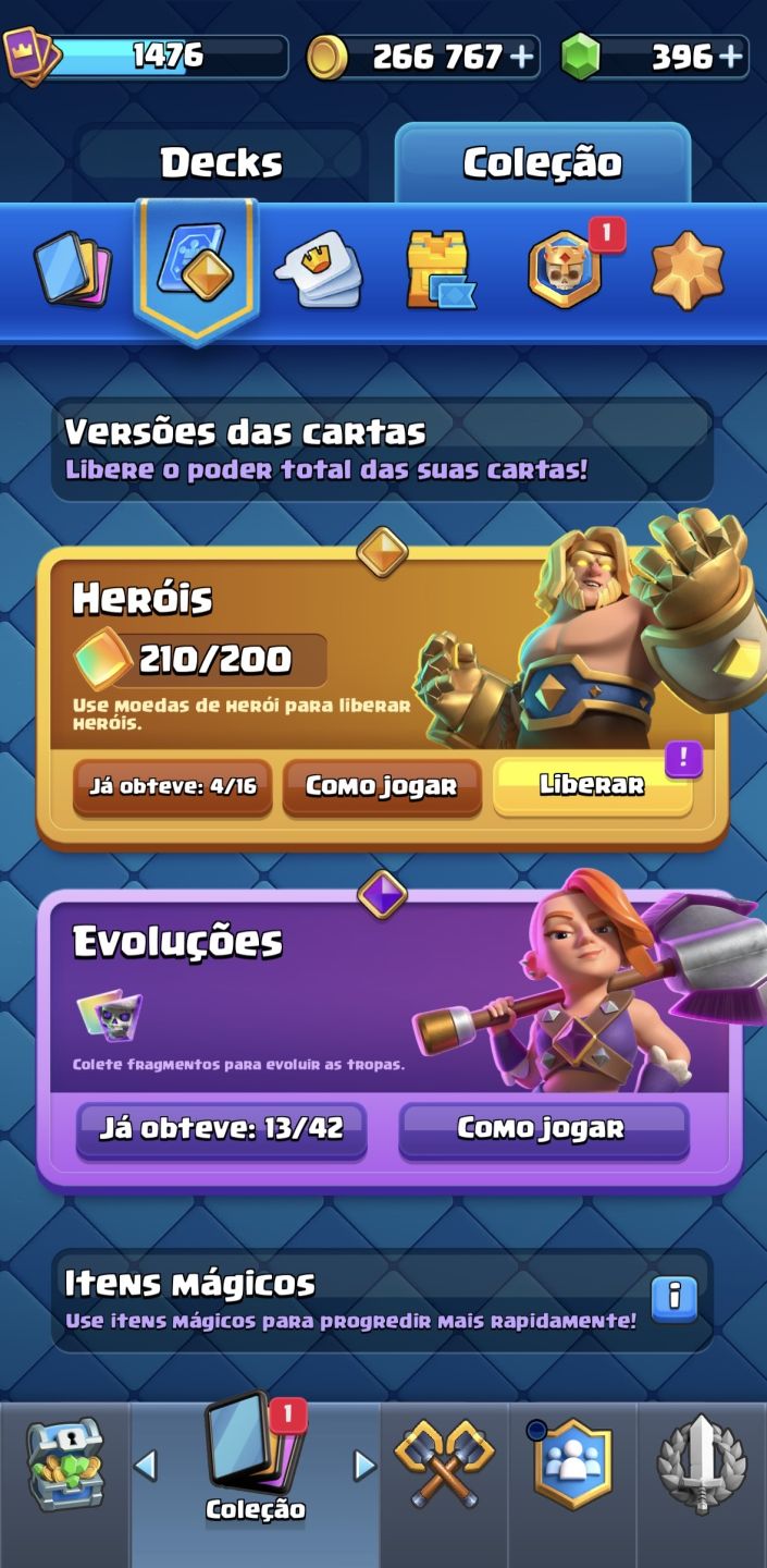 QUEIMA DE ESTOQUE CONTA CLASH ROYALE ULTIMA ARENA