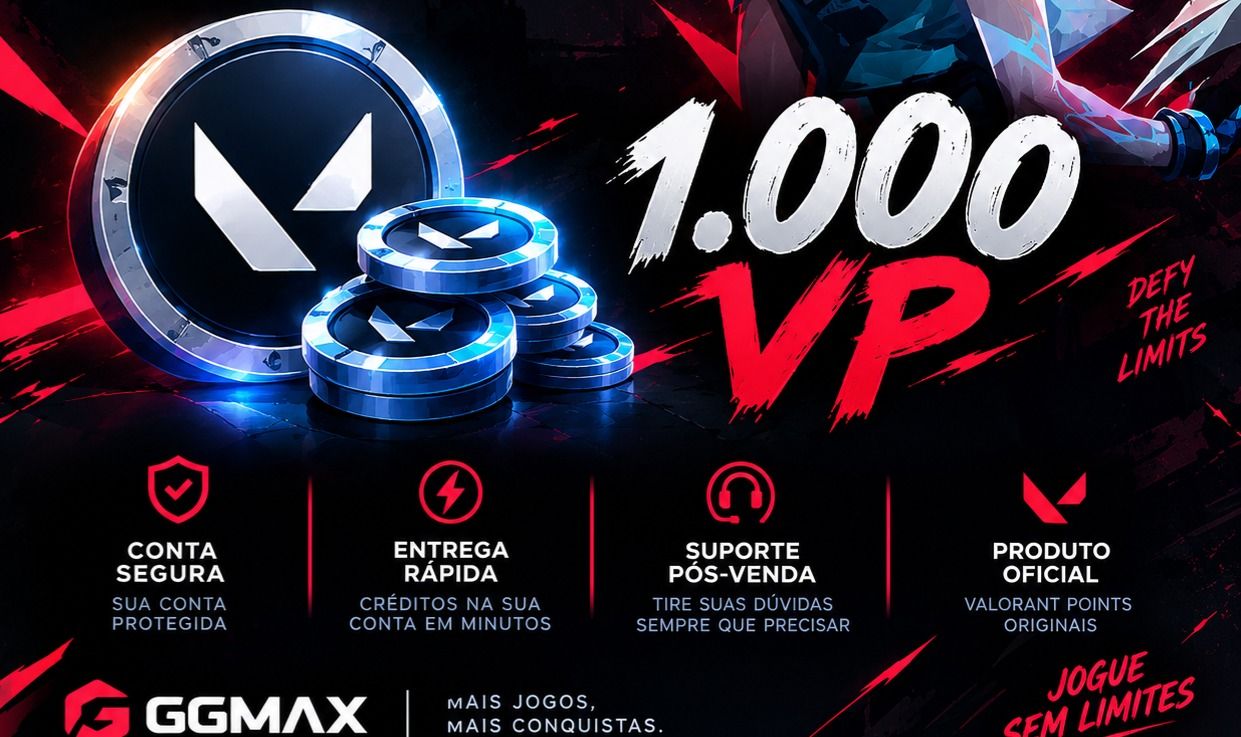 Cartão Valorant Points Vp barato