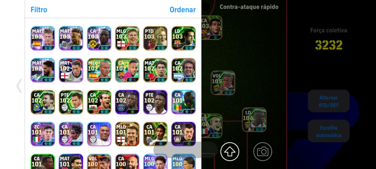 CONTA DE eFOOTBALL À VENDA! | ELENCO FORTE, CRAQUES E ÓTIMOS JOGADORES!