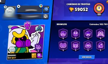 Conta Brawl Stars 59k+ Com coisas exclusivas