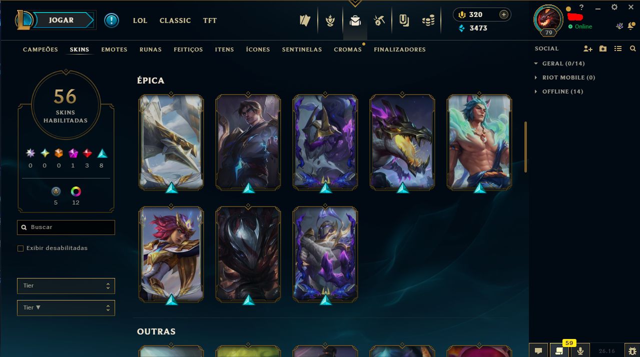CONTA DIAMANTE 2 (MMR MESTRE, UPADA DO 0, DEUS-REI DARIUS, RIVEN PACTO QUEBRADO)