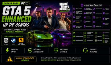 GTA ONLINE ENHANCED UP DE CONTAS (PC)