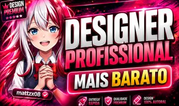 DESIGNER PROFISSIONAL ! (THUMBNAIL, LOGO, BANNERS, ANÚNCIOS...) [ENTREGA RÁPIDA]