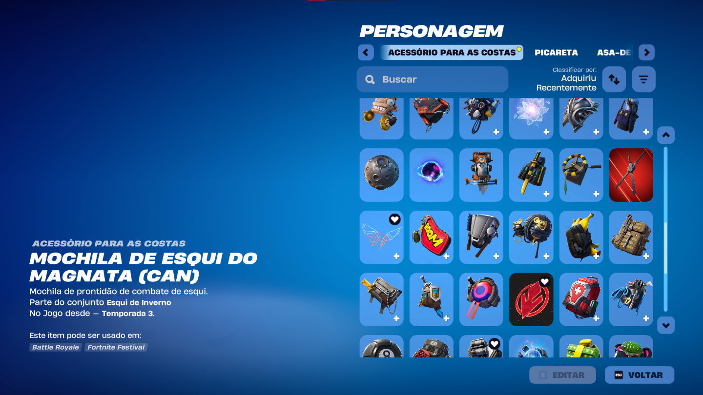 Conta fortnite primeiro dono