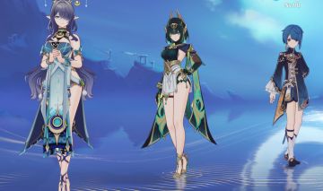 Conta Genshin - Nefer C2 + BIS R2 + Lauma C1 + Bis R1 + Lohen