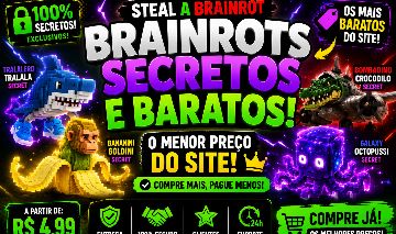 STEAL A BRAINROT / SECRETOS MAIS BARATOS DO SITE!! / BRAINROTS DE REBIRTH