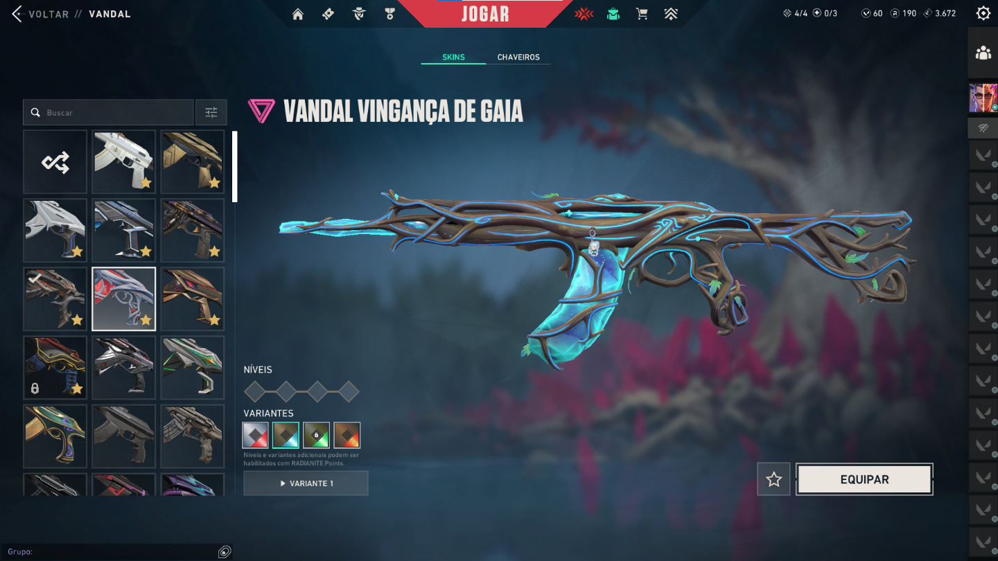 CONTA VALORANT LUXO | KURONAMI, PRELÚDIO, ARAXYS, NETUNO, GAIA E FACAS EXCLUSIVA