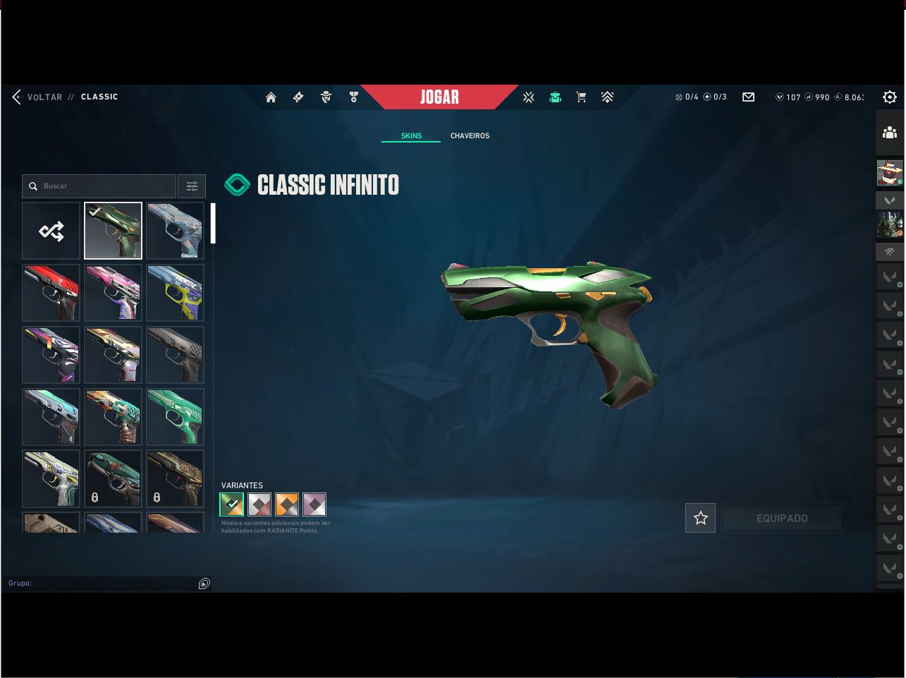 CONTA VALORANT PEAK IMO 3 COM SKINS , Imortal 1 passado, 840 gastos, dono unico