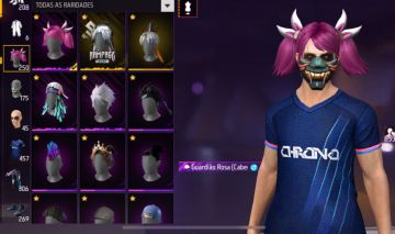 CONTA FF C/UMP ATR/SKINS E MAIS (ÓTIMA PRA QUEM GOSTA DE AP)