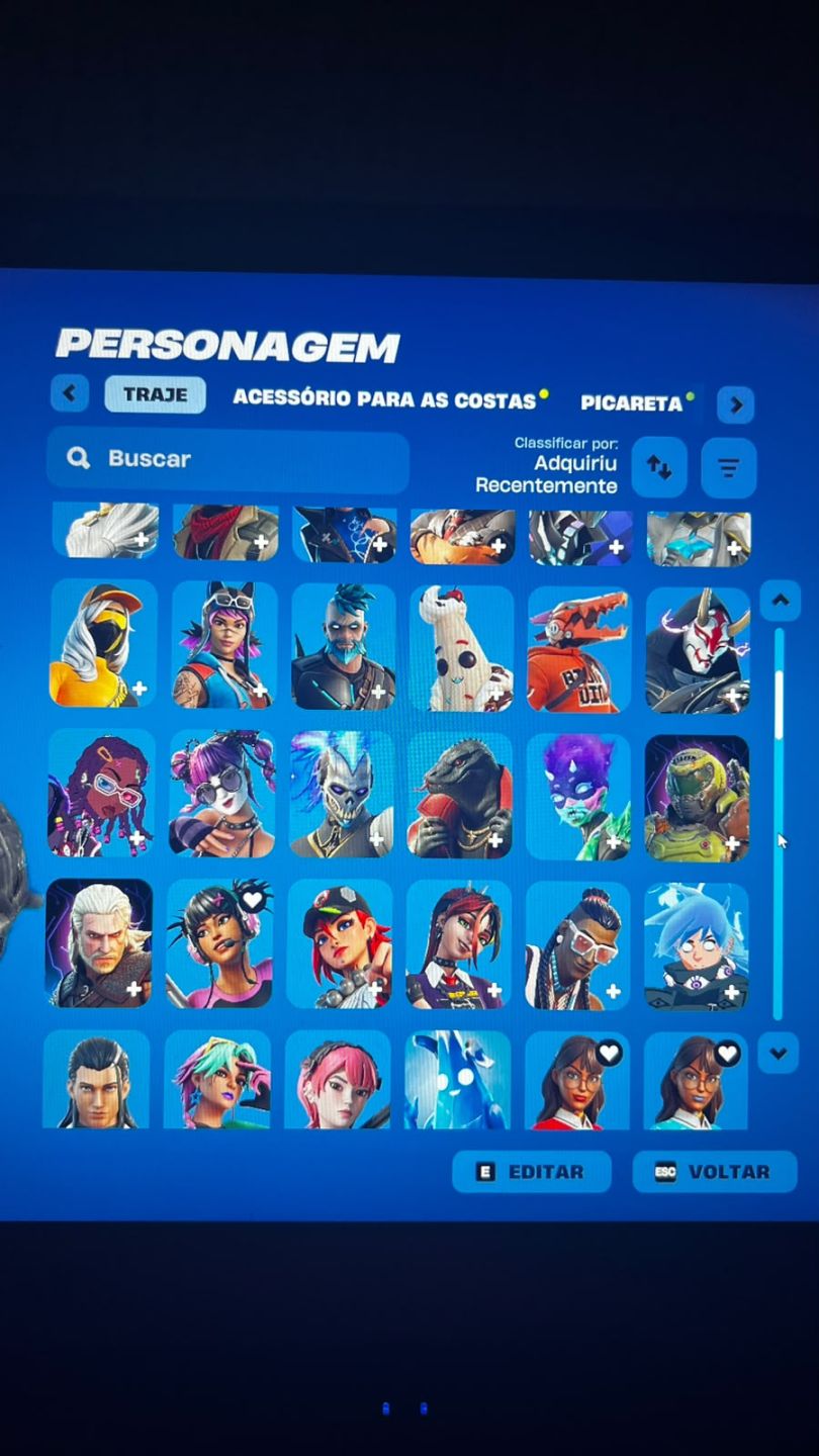 CONTA FORTNITE TRYHARD COM 126 INCLUINDO SALVE O MUNDO E ITENS DE LOJA