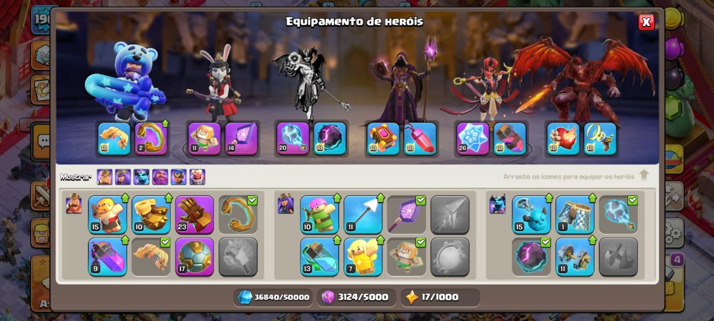 Conta Clash of clans CV 18 Rara: Bolos de Aniversário e Árvores de Natal 2025!