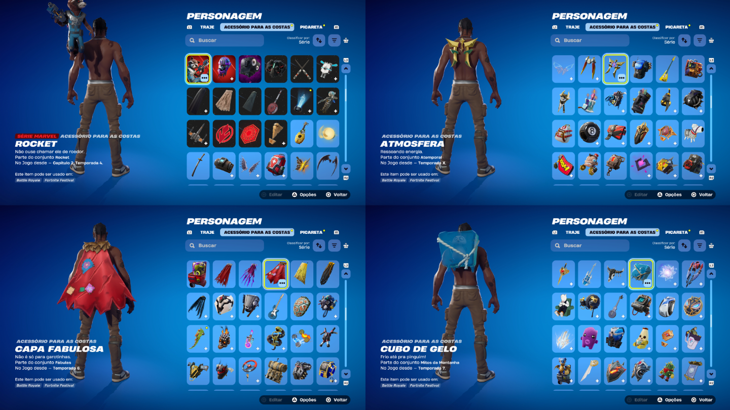 TRAVIS, MÍSTICA, DEADPOOL, MIDAS, GALAXY E MUITO MAIS!!!!